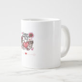 Skeleton Hands Valentinstag Classic Jumbo-Tasse (Vorderseite Rechts)