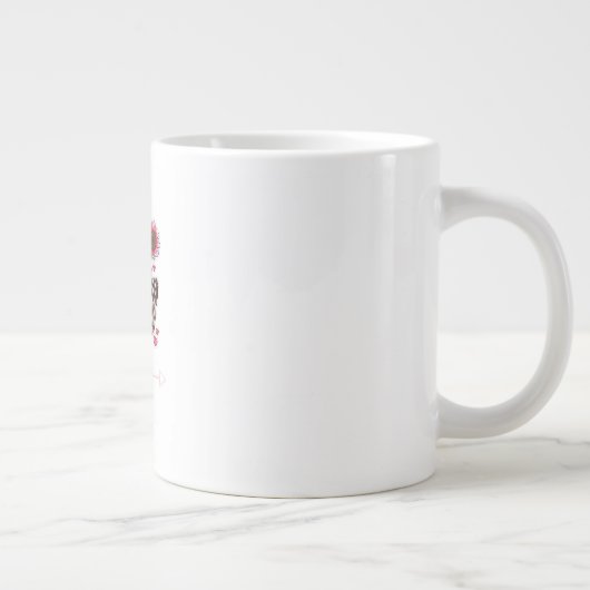 Skeleton Hands Valentinstag Classic Jumbo-Tasse (Rechts)