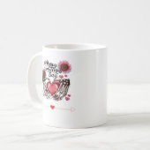 Skeleton Hands Valentinstag Classic Kaffeetasse (Vorderseite Links)