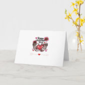 Skeleton Hands Valentinstag Classic Karte (Gelbe Blume)