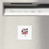 Skeleton Hands Valentinstag Classic Magnet (In Situ (Geschirrspüler))