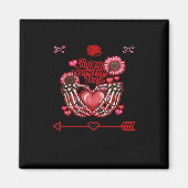 Skeleton Hands Valentinstag Classic Magnet (Vorne)