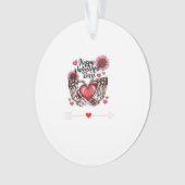 Skeleton Hands Valentinstag Classic Ornament (Vorderseite)