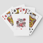 Skeleton Hands Valentinstag Classic Spielkarten (Rückseite)