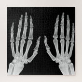 Skeleton Hands Xray Picture Human Anatomy Foto Puzzle (Vertikal)