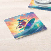 Skeleton Hang 10 Untersetzer (angewinkelt)