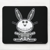 Skeleton Häschen Mousepad (Vorne)