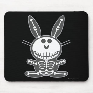 Skeleton Häschen Mousepad