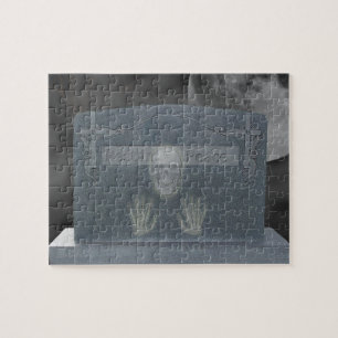 Skeleton Haunting Grave Puzzle
