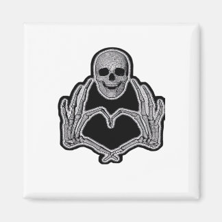 Skeleton Heart Hands Classic Magnet