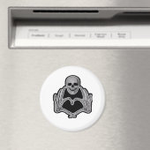 Skeleton Heart Hands Classic Magnet (In Situ (Geschirrspüler))