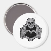 Skeleton Heart Hands Classic Magnet (Vorderseite/Rückseite)