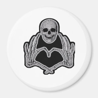 Skeleton Heart Hands Classic Magnet