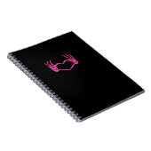 Skeleton Heart Hands Classic Notizblock (Rechte Seite)