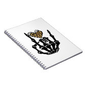 Skeleton Heart Hands Classic Notizblock (Rechte Seite)