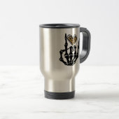 Skeleton Heart Hands Classic Reisebecher (VorderseiteRechts)