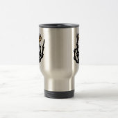 Skeleton Heart Hands Classic Reisebecher (Mittel)