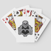 Skeleton Heart Hands Classic Spielkarten (Rückseite)