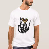 Skeleton Heart Hands Classic T-Shirt (Vorderseite)