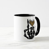 Skeleton Heart Hands Classic Tasse (VorderseiteRechts)