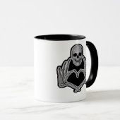 Skeleton Heart Hands Classic Tasse (VorderseiteRechts)