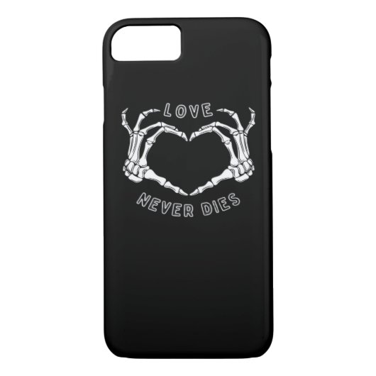 Skeleton Heart Hands Funny & Classic Case-Mate iPhone Hülle (Rückseite)