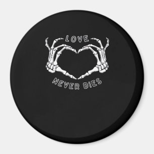 Skeleton Heart Hands Funny & Classic Magnet