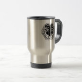 Skeleton Heart Hands Funny Reisebecher (VorderseiteRechts)