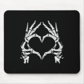 Skeleton Heart Hands - Halloween - Skeleton Hands Mousepad (Vorne)