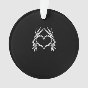 Skeleton Heart Hands - Halloween - Skeleton Hands Ornament