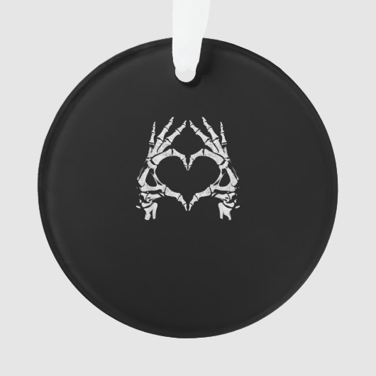 Skeleton Heart Hands - Halloween - Skeleton Hands Ornament (Vorderseite)