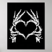 Skeleton Heart Hands - Halloween - Skeleton Hands Poster (Vorne)