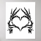Skeleton Heart Hands - Halloween - Skeleton Hands Poster (Vorne)