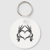 Skeleton Heart Hands - Halloween - Skeleton Hands Schlüsselanhänger (Vorderseite)