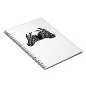 Skeleton Heart Hands - Klassisch Notizblock (Rechte Seite)