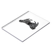 Skeleton Heart Hands - Klassisch Notizblock (Linke Seite)