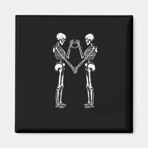 Skeleton Heart Hands Zeichnen Halloween Kostümklas Magnet
