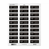 Skeleton Heart Monogram Goth Halloween Hochzeit (Vorne)