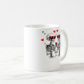 Skeleton Herz Hände für Trends Kaffeetasse (VorderseiteRechts)
