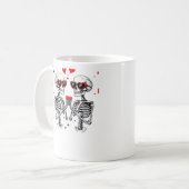 Skeleton Herz Hände für Trends Kaffeetasse (Vorderseite Links)