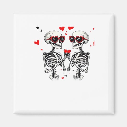 Skeleton Herz Hände für Trends Magnet (Vorne)