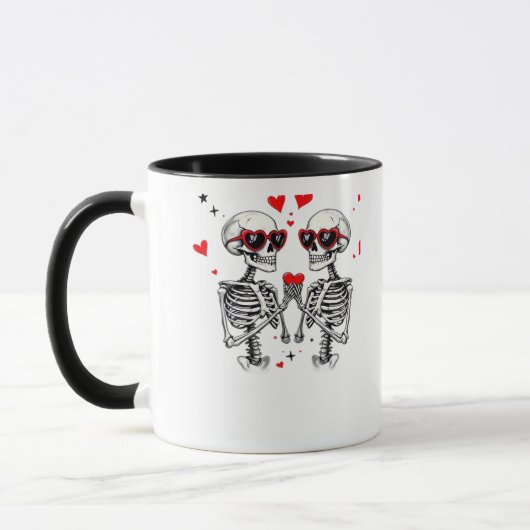 Skeleton Herz Hände für Trends Tasse (Links)
