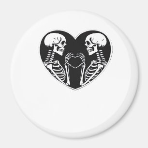 Skeleton Herz Hände unterzeichnen Halloween Kostüm Magnet