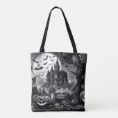 Skeleton Hexch Pumpkin Tasche (Rückseite)