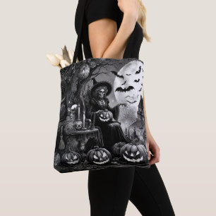 Skeleton Hexch Pumpkin Tasche