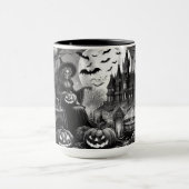 Skeleton Hexch Pumpkin Tasse (Zentrum)