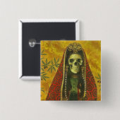 Skeleton Hexendesign Button (Vorne & Hinten)