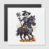 Skeleton Horse Rider Magnetkarte (Vorne/Hinten)