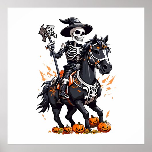 Skeleton Horse Rider Poster (Vorne)