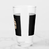Skeleton Hugging Cat Halloween Cat Lover Cat Class Glas (Links)